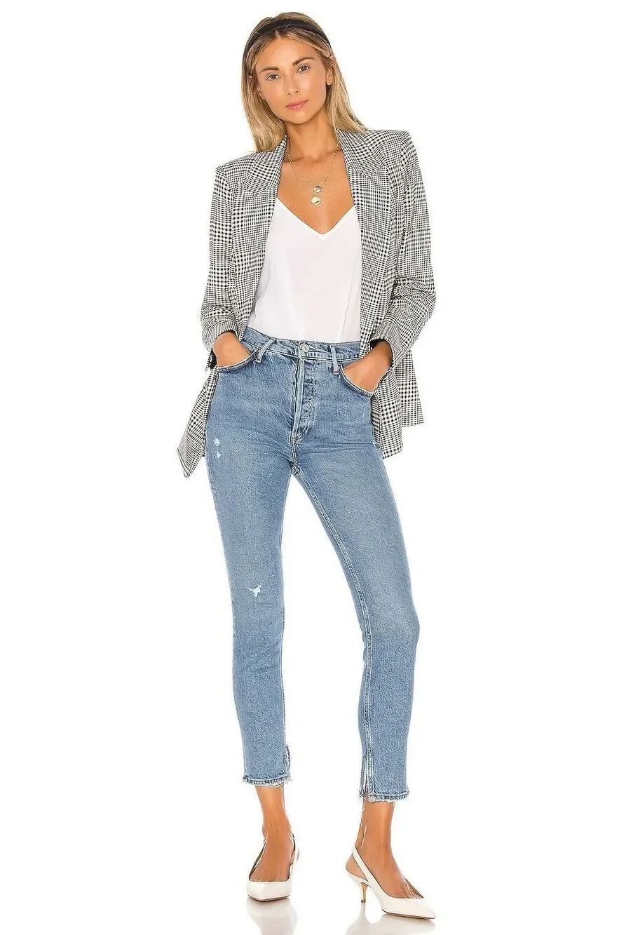 ✨AGOLDE Nico High Rise Slim in Headlines Sz 28 Jeans✨